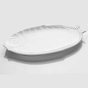 Kütahya Porselen Balık Kayık Tabak 36cm