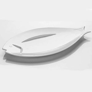 Kütahya Porselen Balık Kayık Tabak 51cm