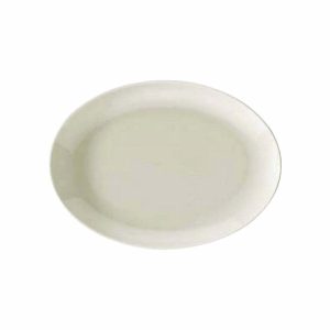 Kütahya Porselen Coral Krem Kayık Tabak 32cm