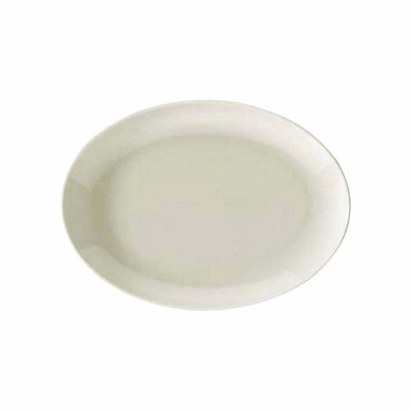 Kutahya Porcelain Coral Cream Boat Plate 32cm