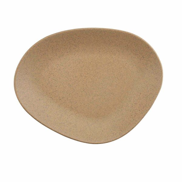 Kutahya Porcelain Corendon Galaxy Flat Plate 30cm Granule Beige
