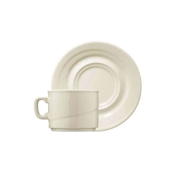 Kutahya Porcelain Horeca Line Cream Coffee Cup 85cc