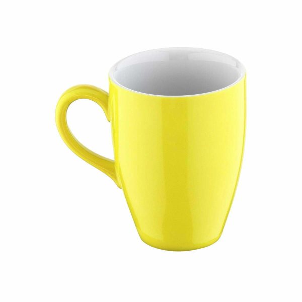 Kutahya Porcelain Lima Yellow Mug Glass 240cc