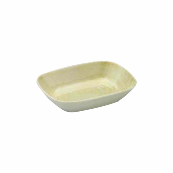 Kutahya Porcelain Corendon Cream Reactive Boat Plate 14cm