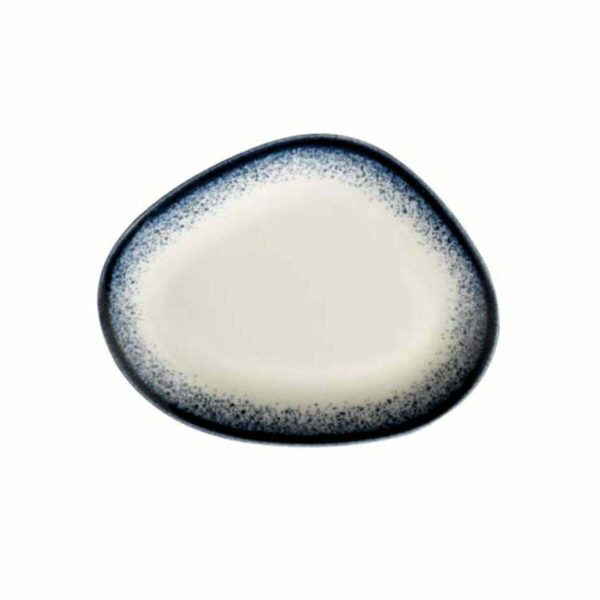 Kutahya Porcelain Corendon Cream Reactive Nano Flat Plate 35cm