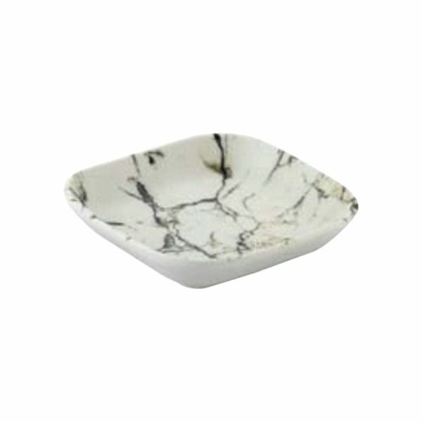 Kutahya Porcelain Corendon Nano Cream Appetizer Plate 10x10cm