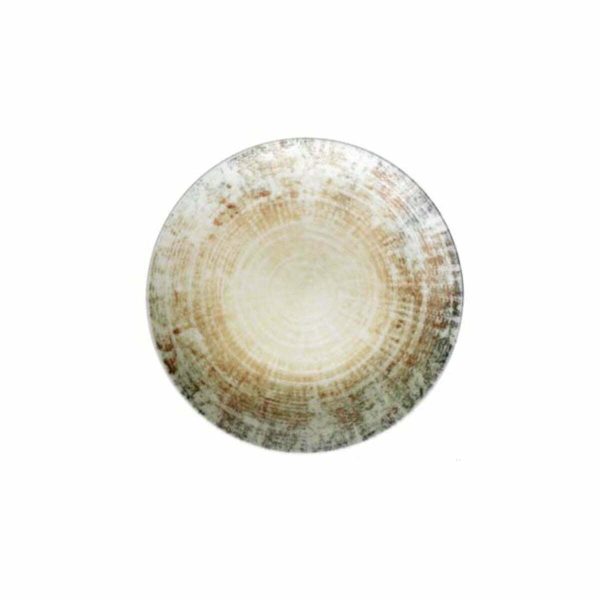 Kutahya Porcelain Corendon Flat Plate 25cm Cream Nano