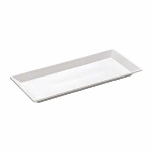 Kütahya Porselen Perge Kayık Tabak 22x12cm