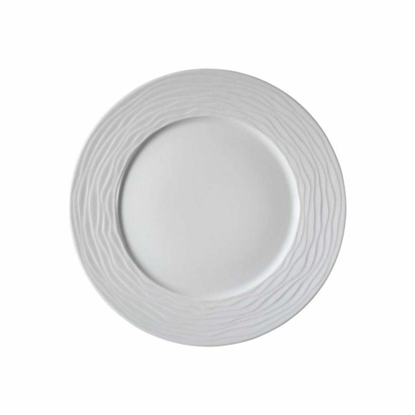 Kutahya Porcelain Sea Wave Flat Plate 30cm