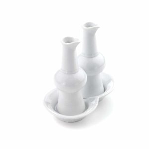 Kütahya Porselen Tavola Yağdanlık ve Altlığı 14cm