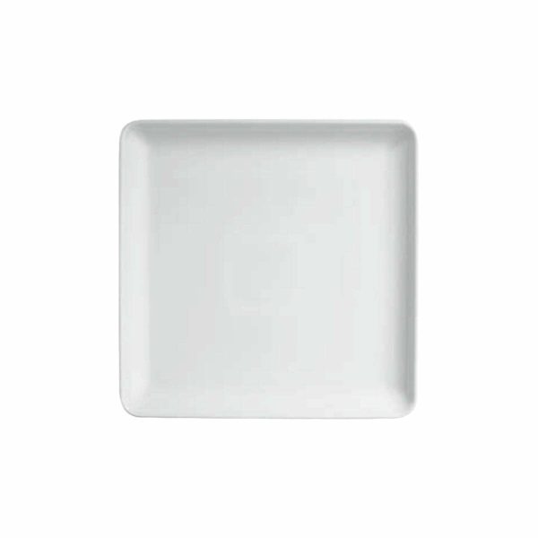 Kutahya Porcelain Tan Flat Plate 23x23cm