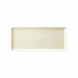 Kütahya Porselen Tan Krem Baton Pasta Tabağı 35x15cm