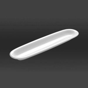Kütahya Porselen Tavola Servis Kayık Tabak 45cm