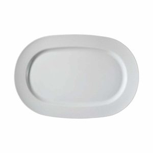 Kütahya Porselen Zümrüt Kayık Tabak 28cm