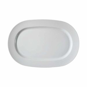Kütahya Porselen Zümrüt Kayık Tabak 32cm