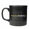 Keramika Matte Black Ceramic Barrel Mug Ceramic