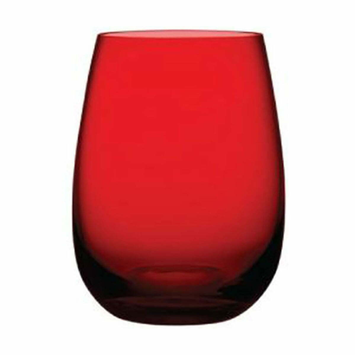Nudeglass Colored U Su Bardağı Kırmızı 1 Nudeglass Colored U Su Bardağı Kırmızı