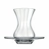 Nudeglass Beykoz Optikli Çay Bardağı & Tabağı