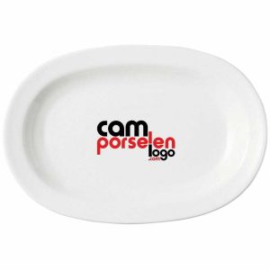 Porland Porselen Kayık Tabak İstanbul 25cm