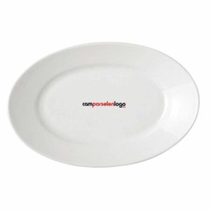 Porland Porselen Kayık Tabak Bella 33cm