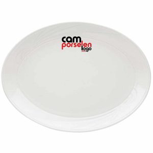 Porland Porselen Kayık Tabak 31cm Halley