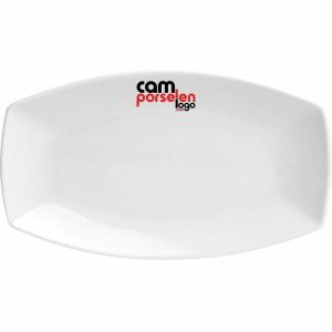 Porland Porselen Kayık Tabak Square 14cm
