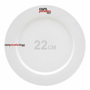 Porland Porselen Düz Tabak Soley 22cm