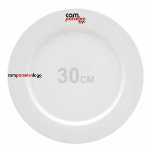 Porland Porselen Düz Tabak Soley 30cm