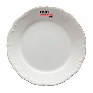 Porland Porselen Düz Tabak Maria 24cm