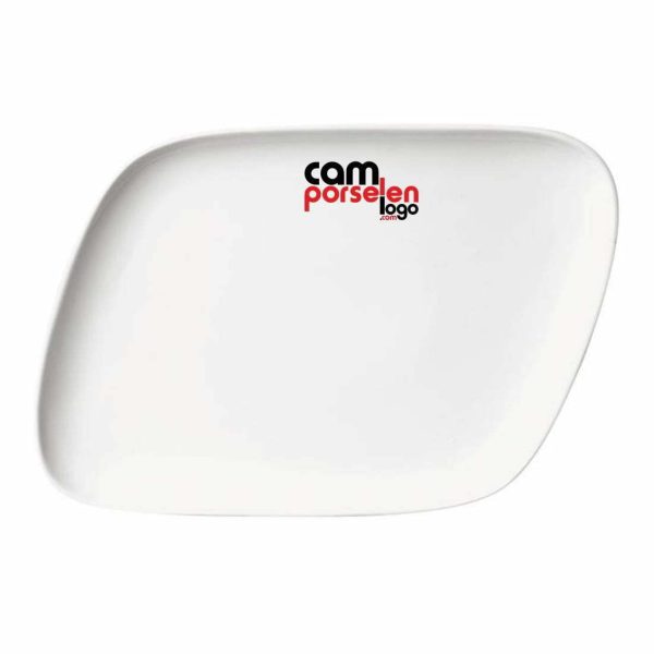 Porland Porselen Oval Düz Tabak Perspective 38cm