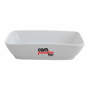 Porland Porselen Kare Salata Tabak Lara 16cm