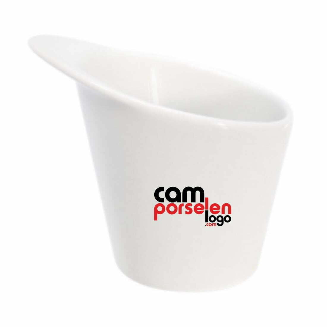 Porland Porselen Kase 10cm Yan Kesik 1 Porland Porselen Kase 10cm Yan Kesik