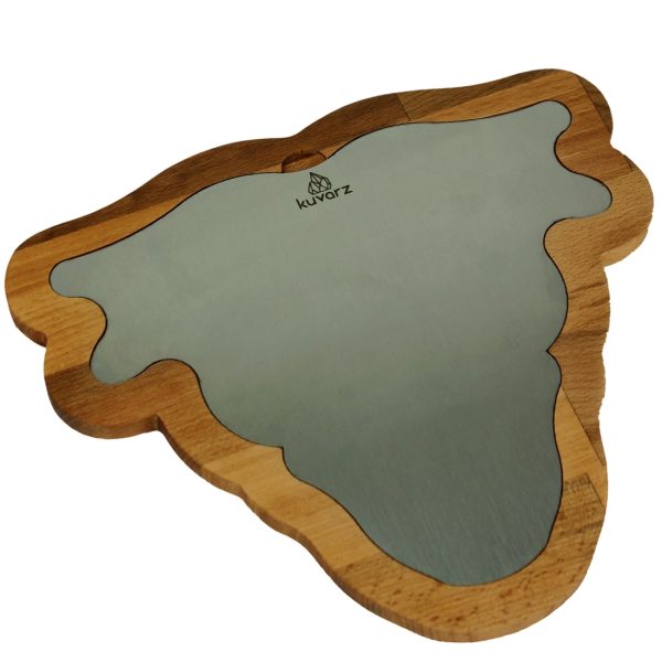 Kuvarz Bull Steak Serving Board Beech 28x25cm