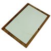 Kuvarz Dikdörtgen Ahşap ve Mermer Sunum Tablası Kayın 40x28cm