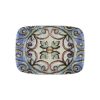 Id Fine Amalfi Quadro Dikdörtgen Kayık Tabak 18 cm
