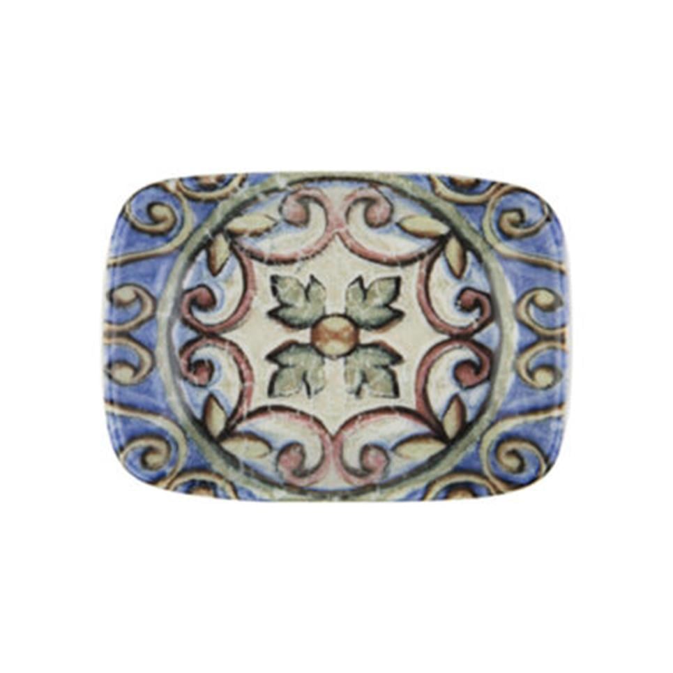 Id Fine Amalfi Quadro Dikdörtgen Kayık Tabak 15 cm 1 Id Fine Amalfi Quadro Dikdörtgen Kayık Tabak 15 cm