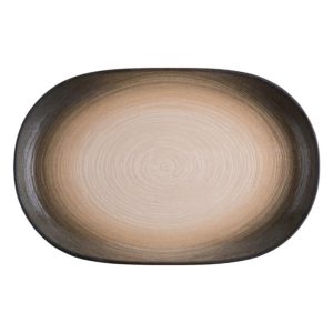 Id Fine Canyon Oval Kayık Tabak 14 cm