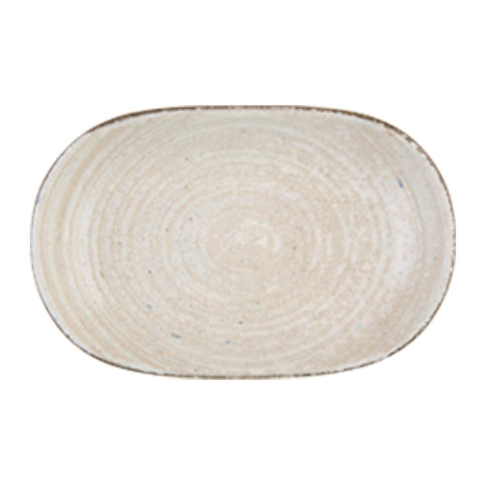 Id Fine Mocha Magnus Oval Kayık Tabak 18 cm 1 Id Fine Mocha Magnus Oval Kayık Tabak 18 cm
