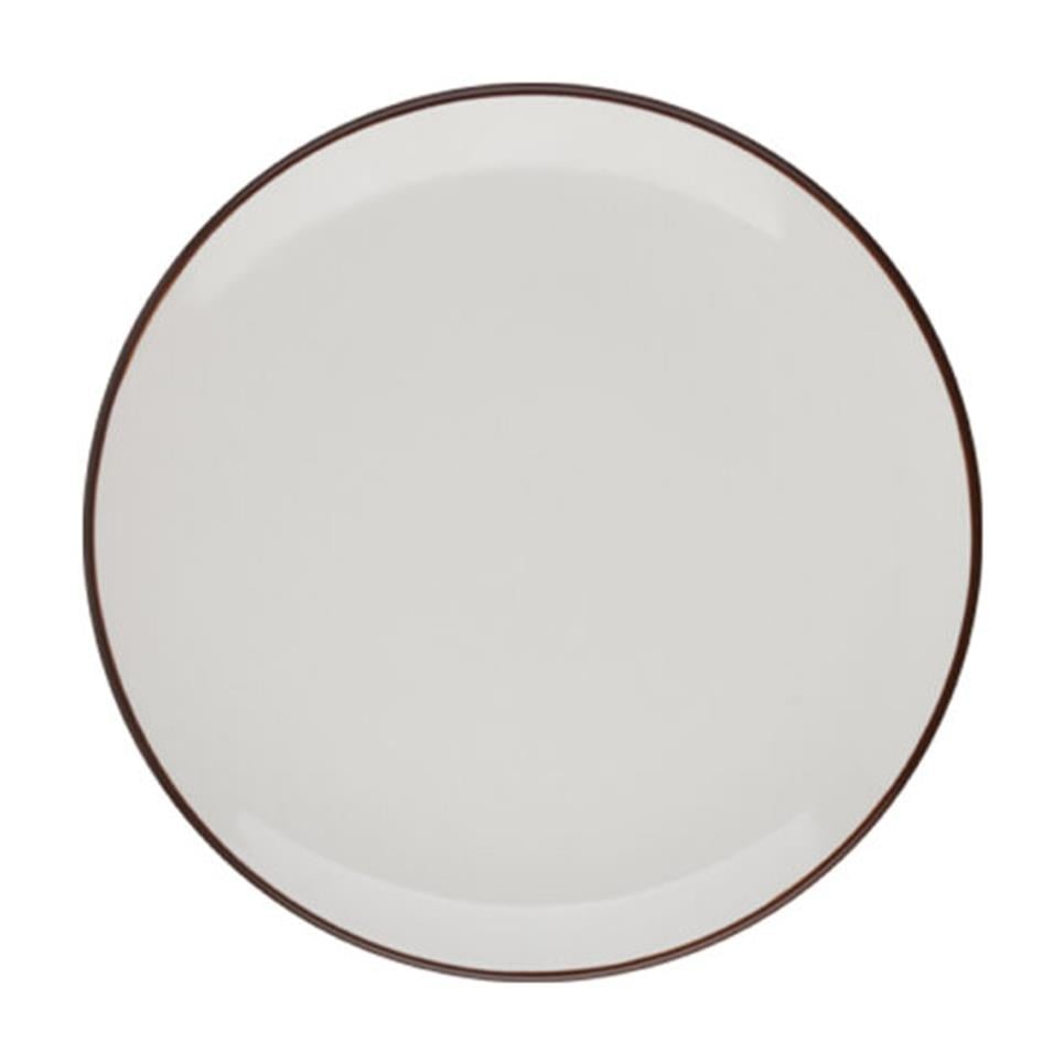 Id Fine Modest Brown Düz Tabak 17 cm 1 Id Fine Modest Brown Düz Tabak 17 cm
