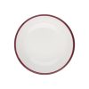 Id Fine Modest Maroon Lona Çukur Tabak 15 cm