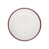 Id Fine Modest Maroon Lona Çukur Tabak 10 cm