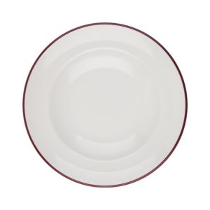 Id Fine Modest Maroon Miro Çukur Tabak 20 cm