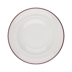 Id Fine Modest Maroon Miro Çukur Tabak 28 cm