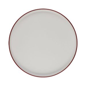 Id Fine Modest Maroon Stolt Düz Tabak 16,5 cm