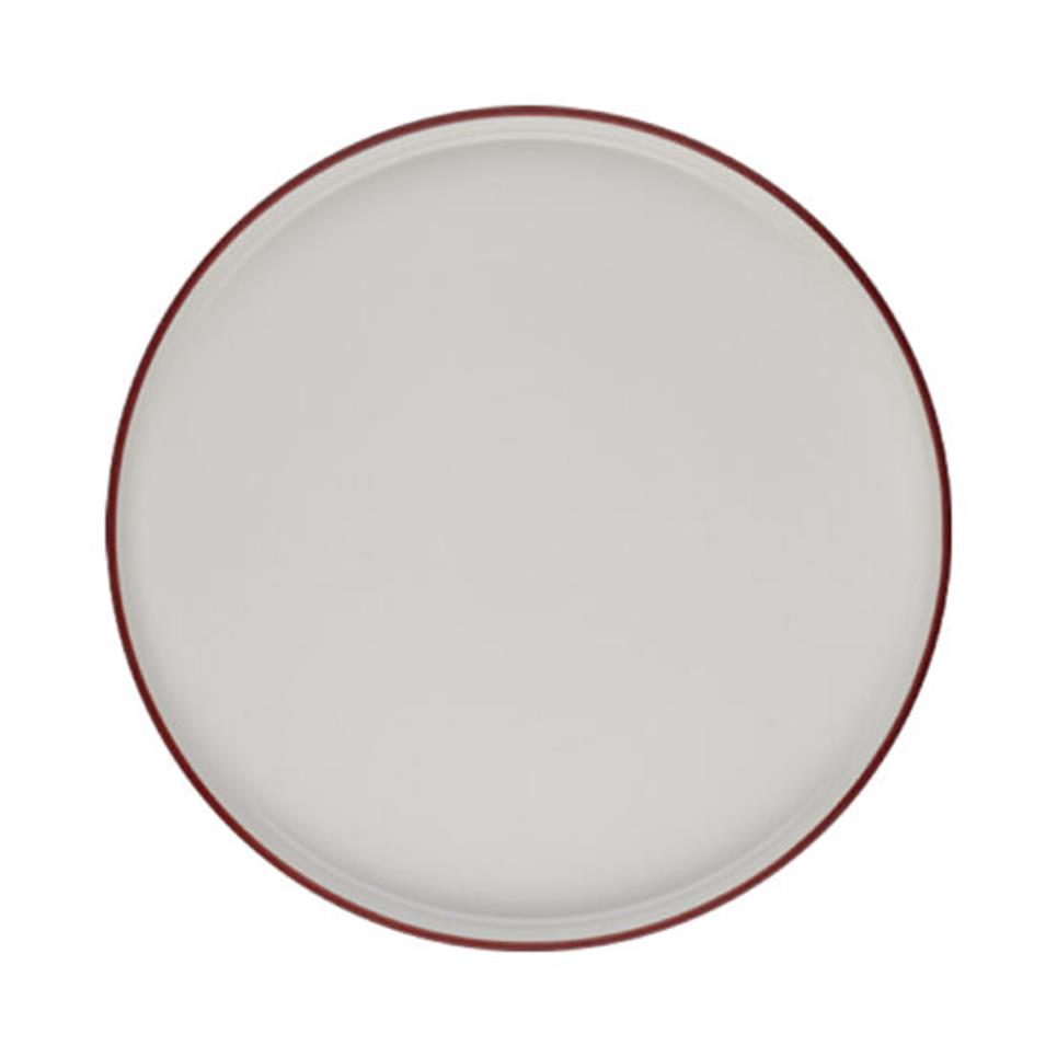Id Fine Modest Maroon Stolt Düz Tabak 25,5 cm 1 Id Fine Modest Maroon Stolt Düz Tabak 25,5 cm