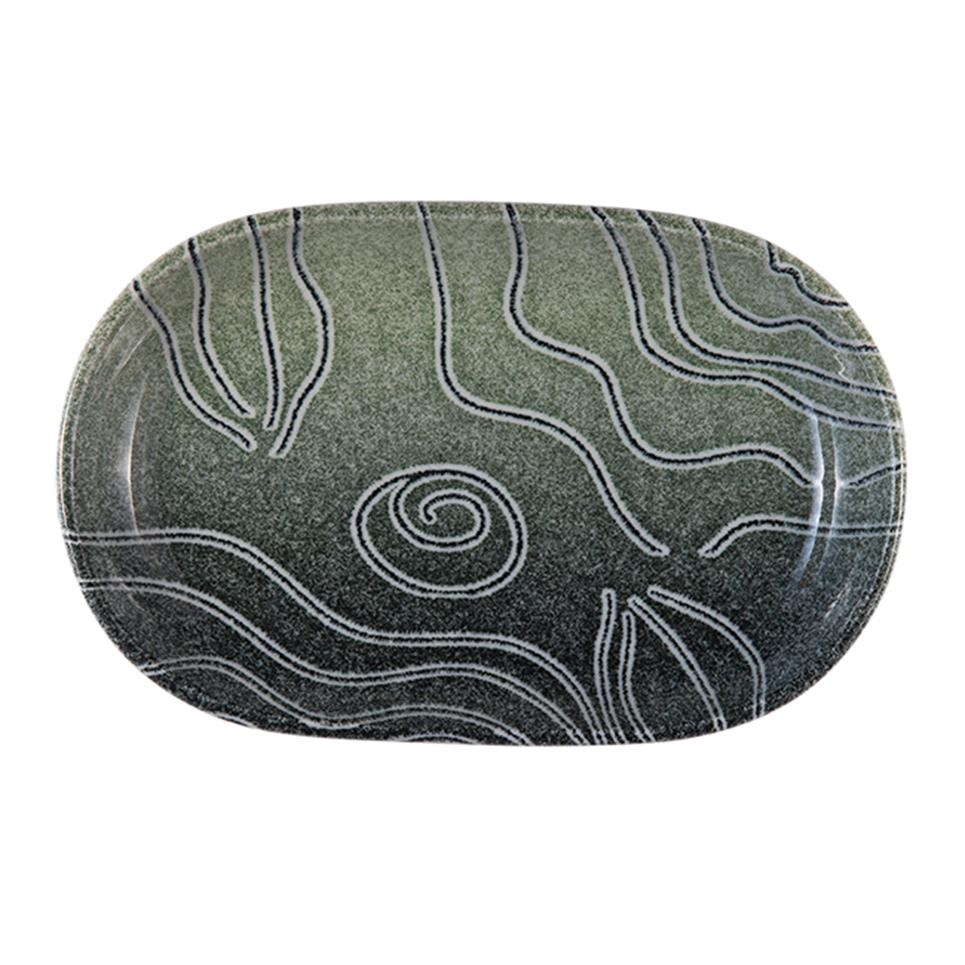 Id Fine Orbit Oval Kayık Tabak 18 cm 1 Id Fine Orbit Oval Kayık Tabak 18 cm