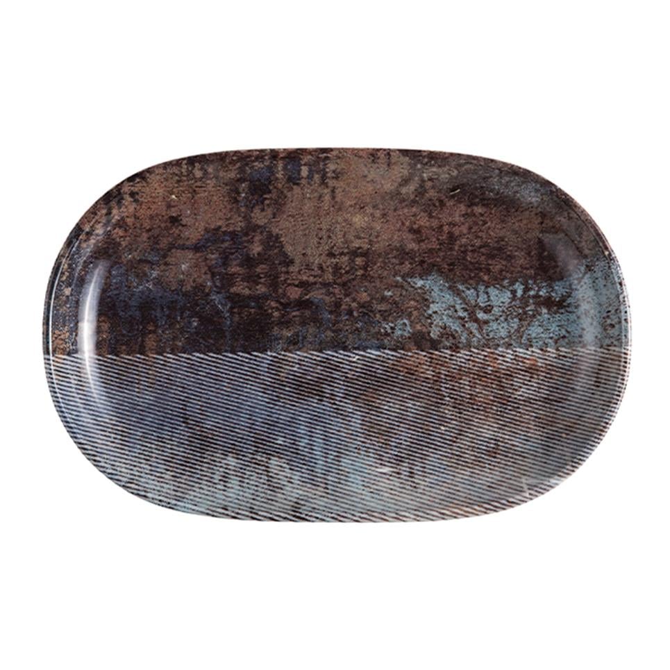 Id Fine Oxida Oval Kayık Tabak 28 cm 1 Id Fine Oxida Oval Kayık Tabak 28 cm