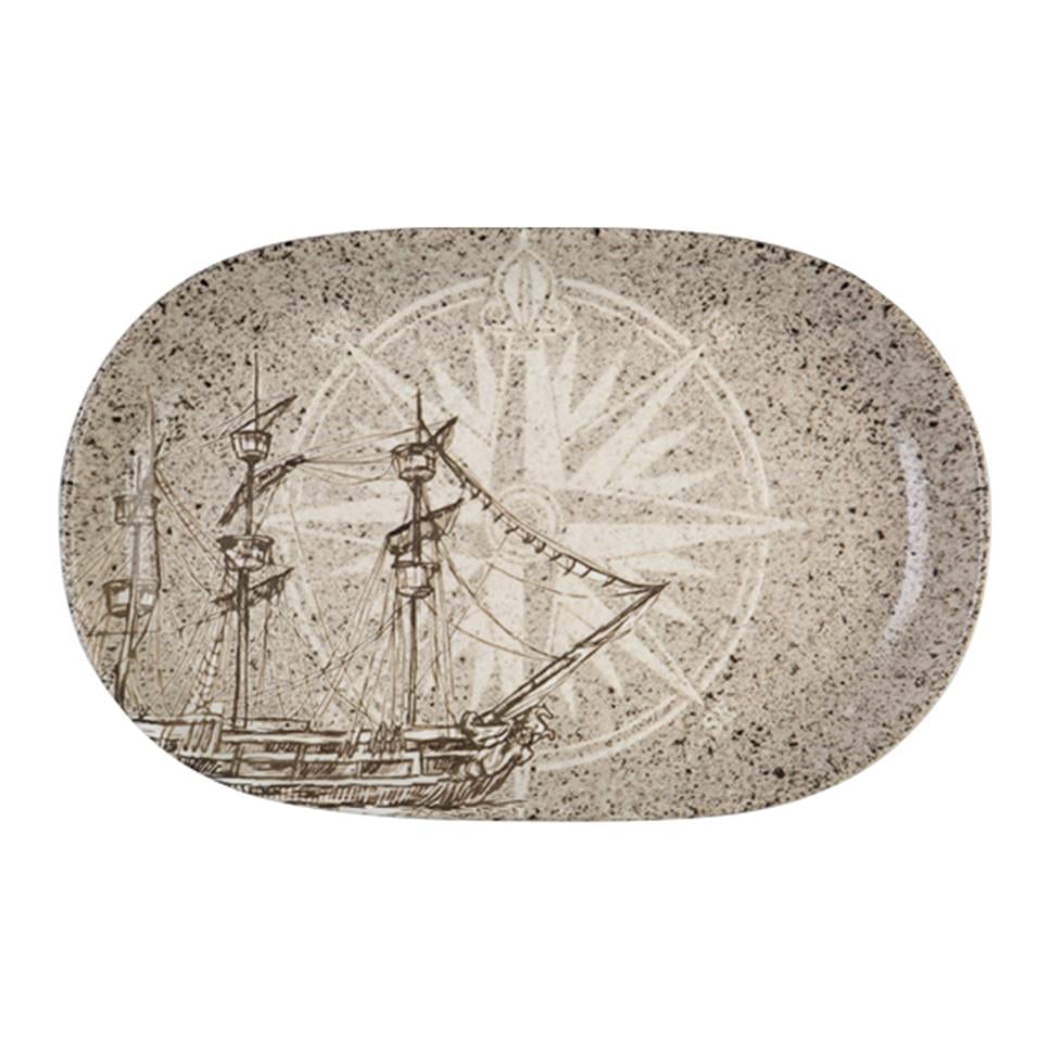 Id Fine Piri Oval Kayık Tabak 37 cm 1 Id Fine Piri Oval Kayık Tabak 37 cm