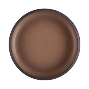 Id Fine Roots Taupe Celesta Çukur Tabak 22 cm
