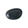 Bonna Graphite Vago Oval Kayık Tabak 15*8.5 cm